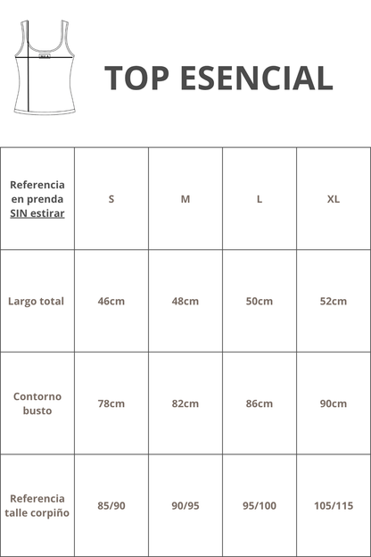 MUSCULOSA TOP ESENCIAL-PACKS CON DESCUENTO